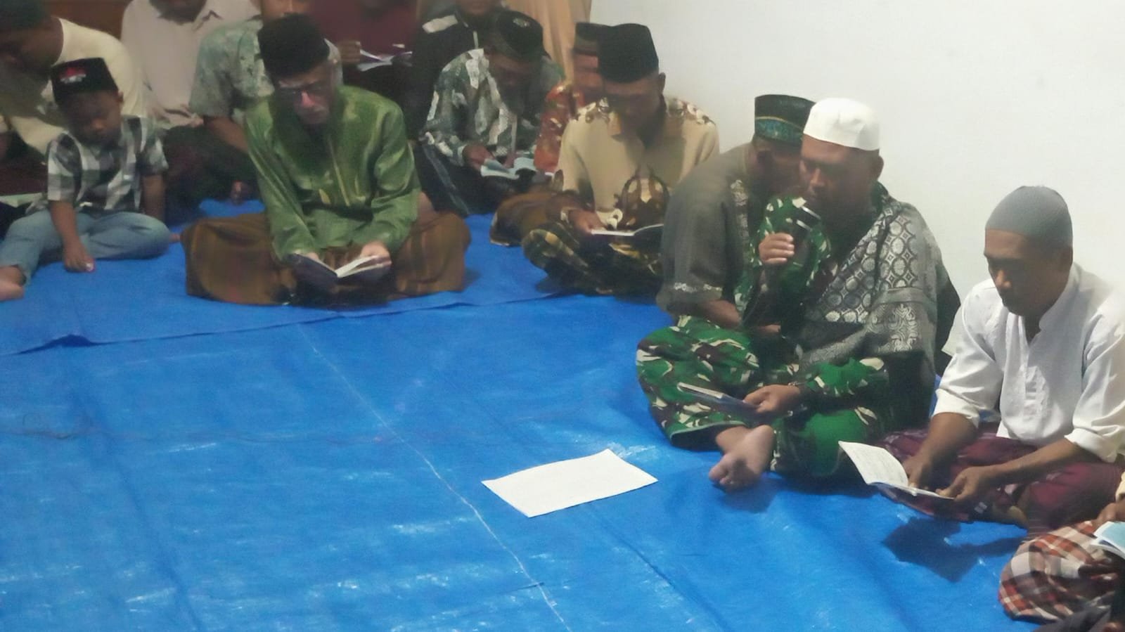 Tahlilan di Tengah TMMD, Momentum Doa Bersama