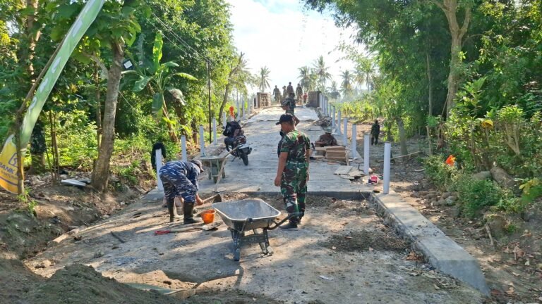 Jembatan TMMD ke-125 di Banyuwangi Hampir Rampung, Warga Segera Nikmati Akses Lancar