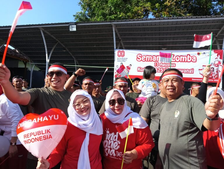 Semarak Lomba 17 Agustus di Kodim 0825/Banyuwangi Meriahkan HUT RI Ke – 80