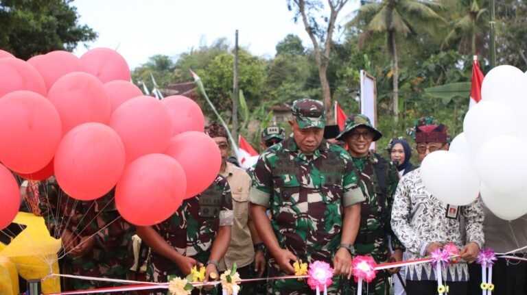 Peresmian Jembatan TMMD 125, Wujud Nyata Bakti TNI untuk Rakyat