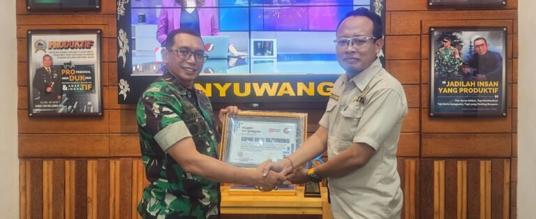 Lintas Jatim Apresiasi Kodim 0825/Banyuwangi di Hari Ulang Tahun Media Ke 10 Tahun