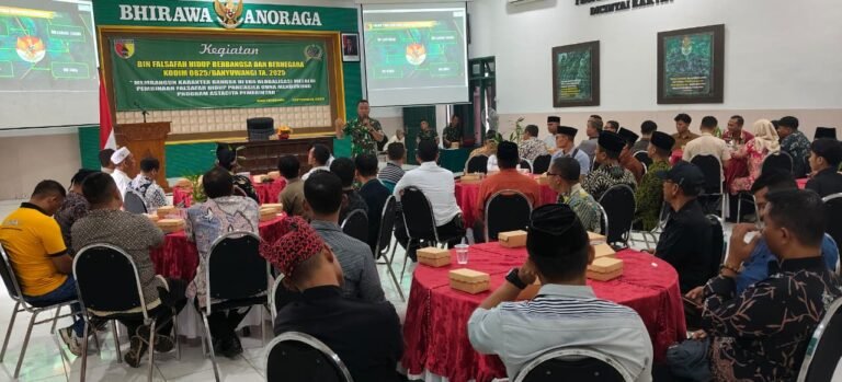 Kapten Czi Sahar Susanto Pimpin Pembinaan Falsafah Hidup Pancasila di Kodim 0825/Banyuwangi