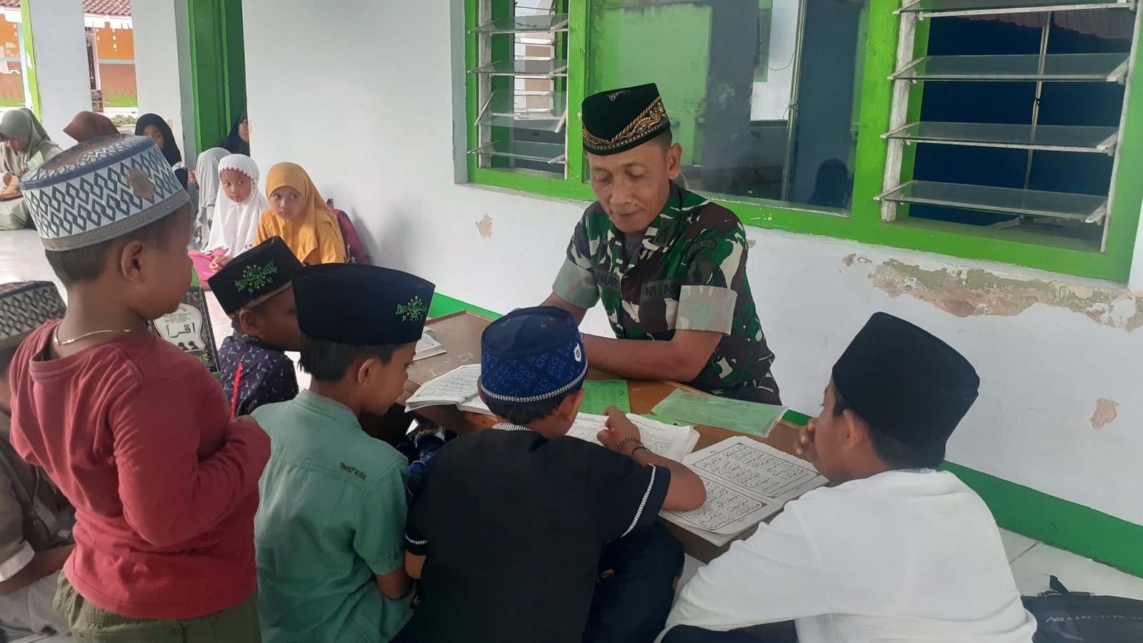 Pembinaan Mental Spiritual di TPQ Al Amin TMMD ke-126