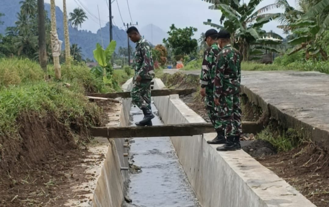 Haru di Lebakharjo, Pembangunan Irigasi TMMD 126 Resmi Selesai