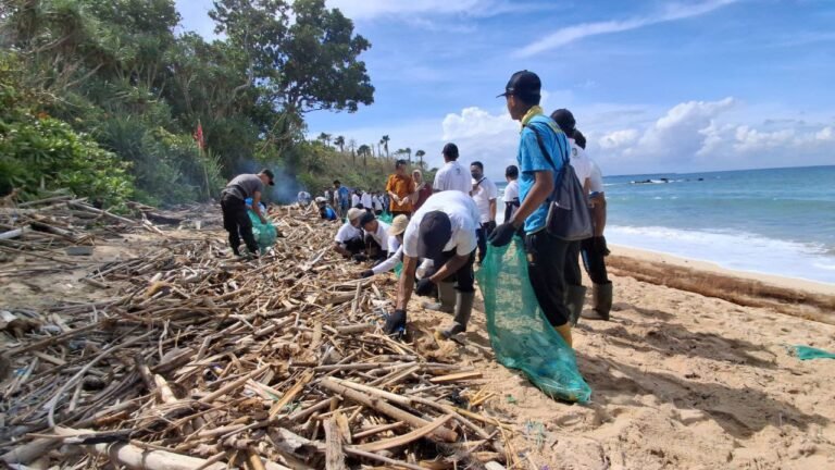 Sentuhan Tangan Rakyat dan TNI Pulihkan Wajah Pantai Pancur