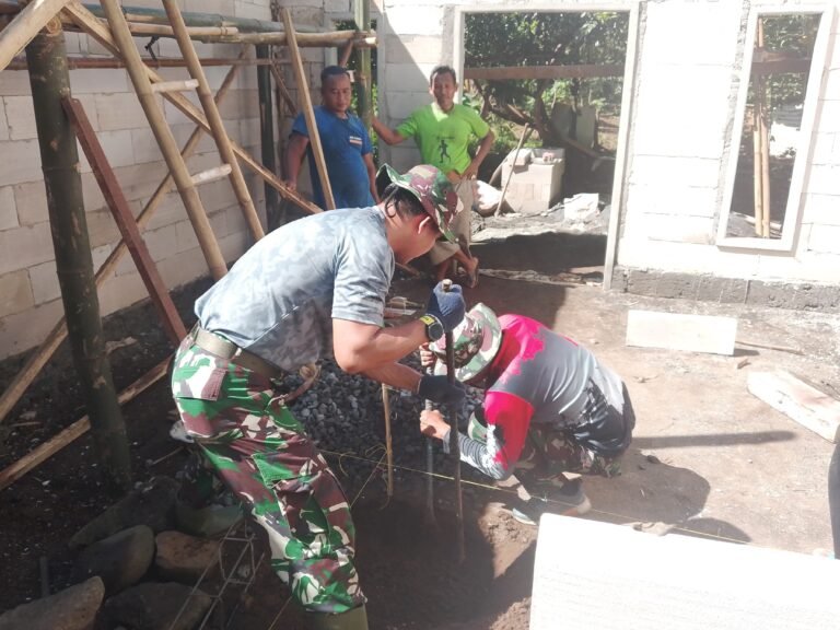 TMMD ke-128 Kodim 0820/Probolinggo Fokuskan Dampak Nyata bagi Warga Desa.