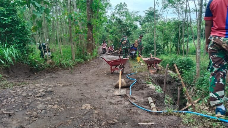TPT TMMD Ke-128 Rampung, Warga Dusun Klagin Tak Lagi Khawatir Lintasi Jalan Rawan Longsor