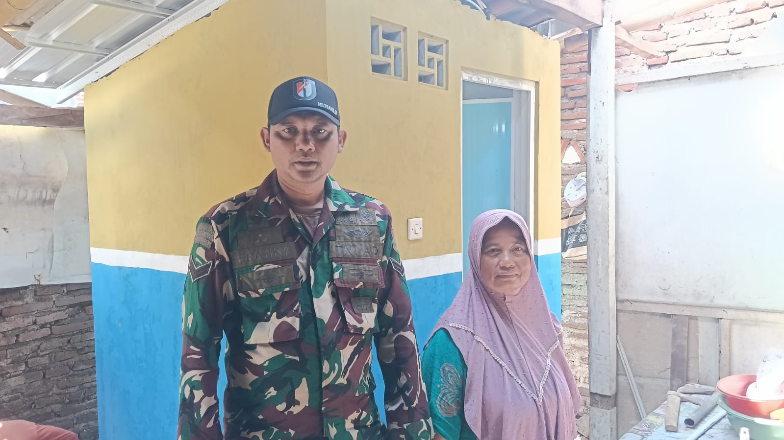 Satgas Rampungkan Pengerjaan Sanitasi Milik Nur Tariyah