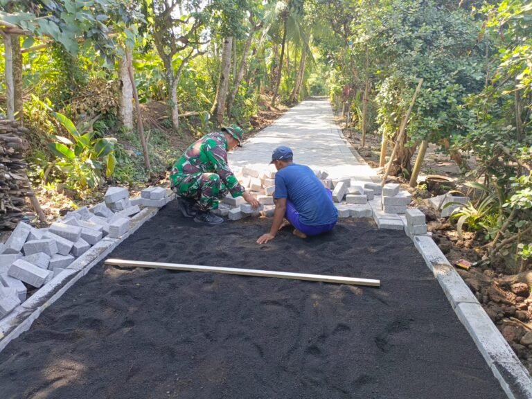 Pavingisasi Berikan Dampak Positif, Jalan Desa Brabe Kini Lancar Dan Dongkrak Perekonomian Warga.
